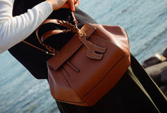 Handmade Genuine Leather Handbag Crossbody Bag Shoulder Bag Purse For Women - EverHandmade
