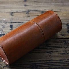 Handmade Leather Pencil Holder Pencil Case Pencil Barrel Case