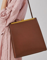 Stylish Leather Brown Womens Shoulder Bag Crossbody Bag Purse for Women