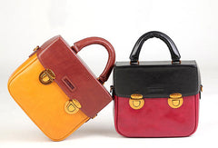 Genuine Leather Handbag Messenger Bag Crossbody Bag Shoulder Bag Purse For Women - EverHandmade