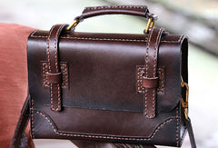 Handmade messenger bag satchel purse leather crossbody bag shoulder bag women