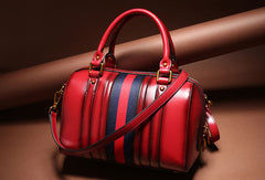 Genuine Leather handbag Boston bag shoulder bag for women leather bag