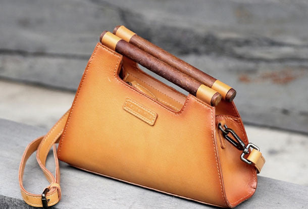 Handmade handbag purse leather crossbody bag purse shoulder bag for women - EverHandmade