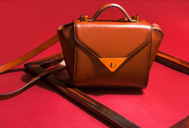 Genuine Leather crossbodybag handbag shoulder bag for women leather bag - EverHandmade