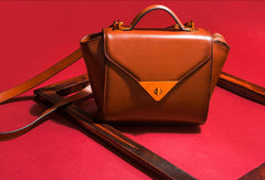 Genuine Leather crossbodybag handbag shoulder bag for women leather bag - EverHandmade