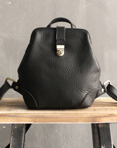 Vintage LEATHER WOMEN Doctor Backpacks Purses Cute School Backpacks FOR WOMEN