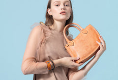 Handmade Genuine Leather Handbag Shopper Bag Crossbody Bag Shoulder Bag Purse For Women - EverHandmade