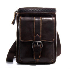Cool Mens Leather Mens Belt Pouch Waist Bag Shoulder Bag Cell Phone Holster for Men