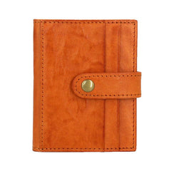 Leather Mens Front Pocket Wallet Card Wallet Small Slim Wallet Change Wallet for Men