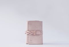 Handmade leather braided personalized custom clutch purse billfold triple wallet purse clutch women