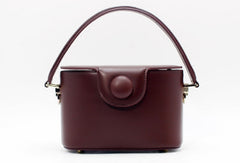 Genuine Leather Doctor Bag Bucket Bag Handbag Shoulder Bag for Women Leather Crossbody Bag - EverHandmade