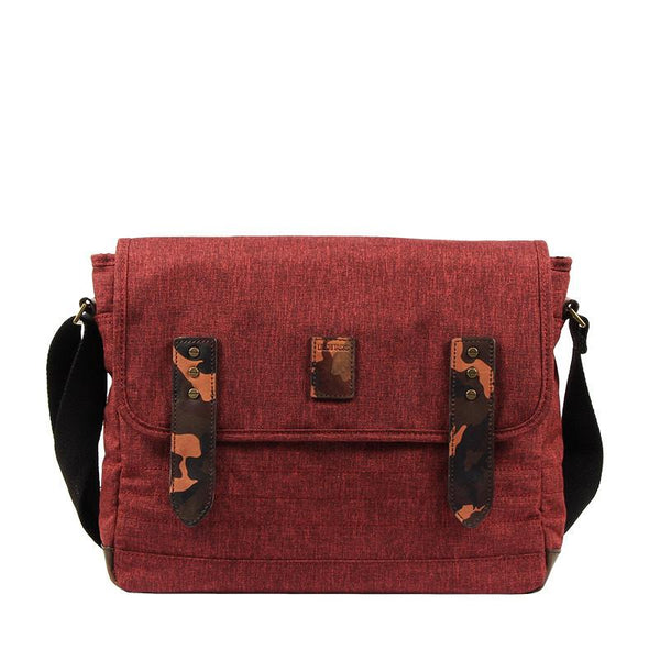 Casual Gray Oxford Cloth Mens Ancient Side Bag Messenger Bags Ancient Red Oxford LST00991033