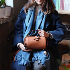 Mini Leather Crossbody Bag Bucket Style Purse - Annie Jewel