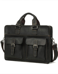 Leather Vintage Mens Briefcase Lawyer Briefcases Laptop Briefcase Business Briefcase For Men