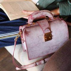 Pink Satchel Women's Satchel Handbags Structured Satchel - Annie Jewel