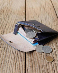 Leather Mens Front Pocket Wallet Card Wallets Slim Small Change Wallets for Men