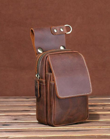 Brown Leather Phone Holster Leather Cell Phone Holster Leather Belt Pouch Mobile Phone Belt Holder