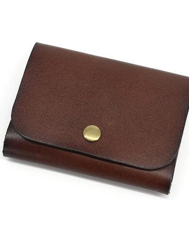 Leather Mens Front Pocket Wallet Small Wallets Card Wallet Change Wallet for Men