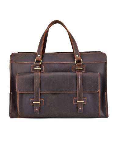 Cool Leather Mens Large Vintage Overnight Bag Weekender Bag Travel Bags For Men