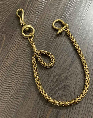 Badass Gold 18'' BIker Chain Wallet Pants Chain jeans chain jean chain Wallet Chain For Men