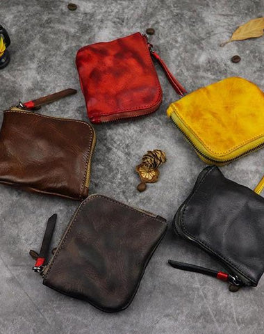 Mens Wallets That Zip Vintage Leather Wallet Mens Zip Around Small Leather Zip Wallet 