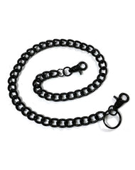 Cool Black Mens Biker Wallet Chain Punk Pants Chain Long Black Wallet Chain For Men
