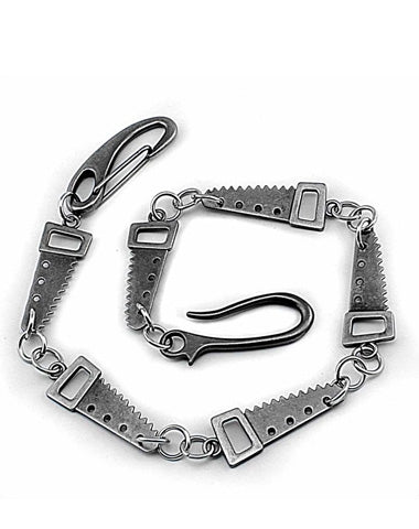 Cool SAW Silver Punk Pants Chain Wallet Chain jeans chain jean chain Biker Wallet Chain For Men