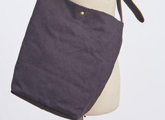 Mens Canvas Gray Cool Bucket Courier bag Messenger Bag Canvas Side Bag for Men