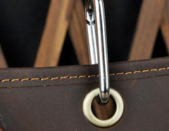 Cool Leather Utility Drop Leg Bag Belt Pouch Mens Waist Bag Shoulder Bag for Men