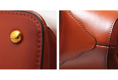 Handmade Leather handbag doctor bag shoulder bag for women leather bag - EverHandmade
