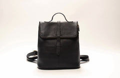 Fashion Black LEATHER WOMEN Backpacks Purse Cute School Backpack FOR WOMEN