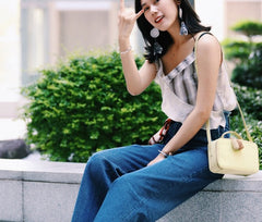 Cute Leather Green Womens Mini Box Crossbody Purse Box Shoulder Bag for Women