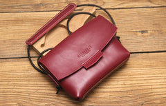 Handmade LEATHER WOMEN Messenger SHOULDER BAG Cute Crossbody Purses FOR WOMEN