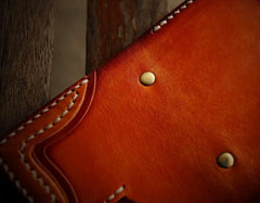 Handmade Leather Mens Cool billfold Wallet Card Holder Small Card Small Wallets for Men