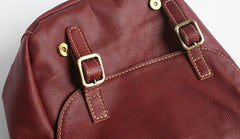 Vintage LEATHER WOMEN Satchel Crossbody Purses School SHOULDER BAG FOR WOMEN