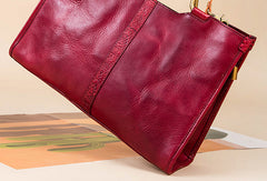 Handmade Genuine Leather Handbag Bag Shoulder Bag Shopper Bag Purse For Women - EverHandmade