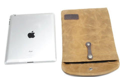 Cool Waxed Canvas Mens iPad Case iPad Air Case 10 inch for Men Clutch
