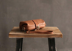 Vintage LEATHER Womens Wristlet Bag Change Long Wallet FOR Women