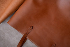 Handmade Genuine Leather Handbag Tote Bag Shopper Bag Shoulder Bag Purse For Women