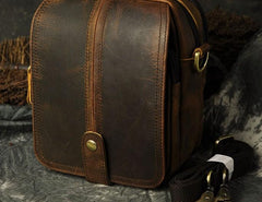 Mens Leather Small Belt Pouch Side Bags Waist Pouches COURIER BAG Holster Belt Case for Men