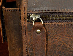 Cool Biker Mens Leather Drop Leg Bag Side Bag Belt Pouch Waist Bag Shoulder Bag for Men