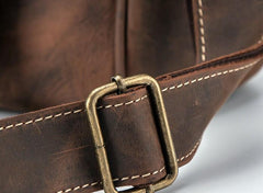 Vintage Leather Mens Handbag Briefcase Messenger Bag for men