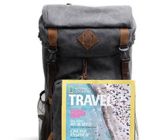 Cool Waxed Canvas Mens Hiking Backpacks Canvas Travel Backpack for Men