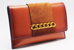 Genuine Leather Clutch Bag Purse Shoulder Bag for Women Leather Crossbody Bag - EverHandmade