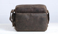 Cool Leather Vintage Mens Messenger Bags Small Shoulder Bags for Men