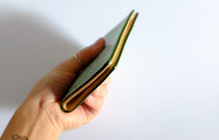 Handmade LEATHER Womens Small Bifold Wallet Leather Small Wallets FOR Women