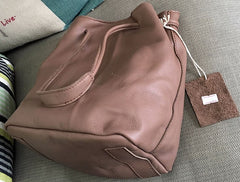 Vintage WOMENs LEATHER Bucket Purse Bucket Shoulder Purse FOR WOMEN
