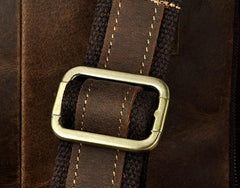 Mens Leather Small COURIER BAG Side Bag Waist Pouch Holster Belt Case Belt Pouch for Men