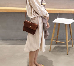 Cute LEATHER WOMEN Small Vintage Crossbody Purse SHOULDER BAG Purse FOR WOMEN