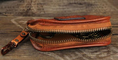 Handamde Genuine Leather Mens Cool Key Wallet Car Key Holder Car Key Case for Men